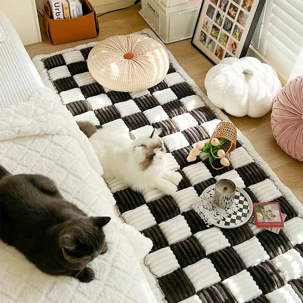 Dog Bed Mat Warm Pet Cat Scratchable Blanket Anti-slip Washable Cushion