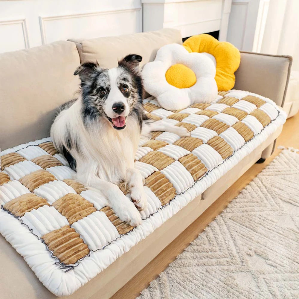 Dog Bed Mat Warm Pet Cat Scratchable Blanket Anti-slip Washable Cushion