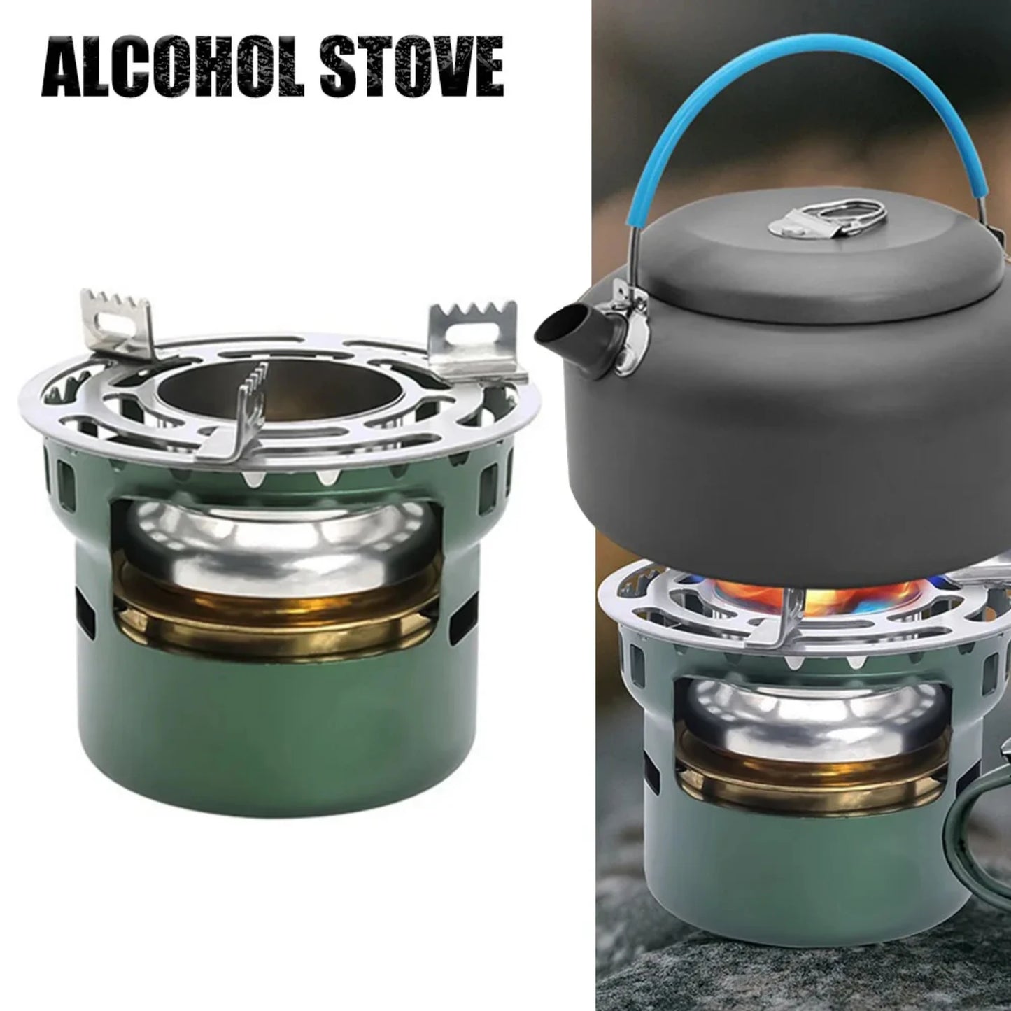 Camping Gear and Accessories Alcohol Stove Portable Mini BBQ