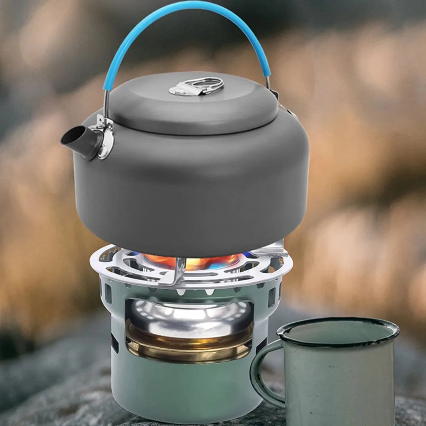 Camping Gear and Accessories Alcohol Stove Portable Mini BBQ