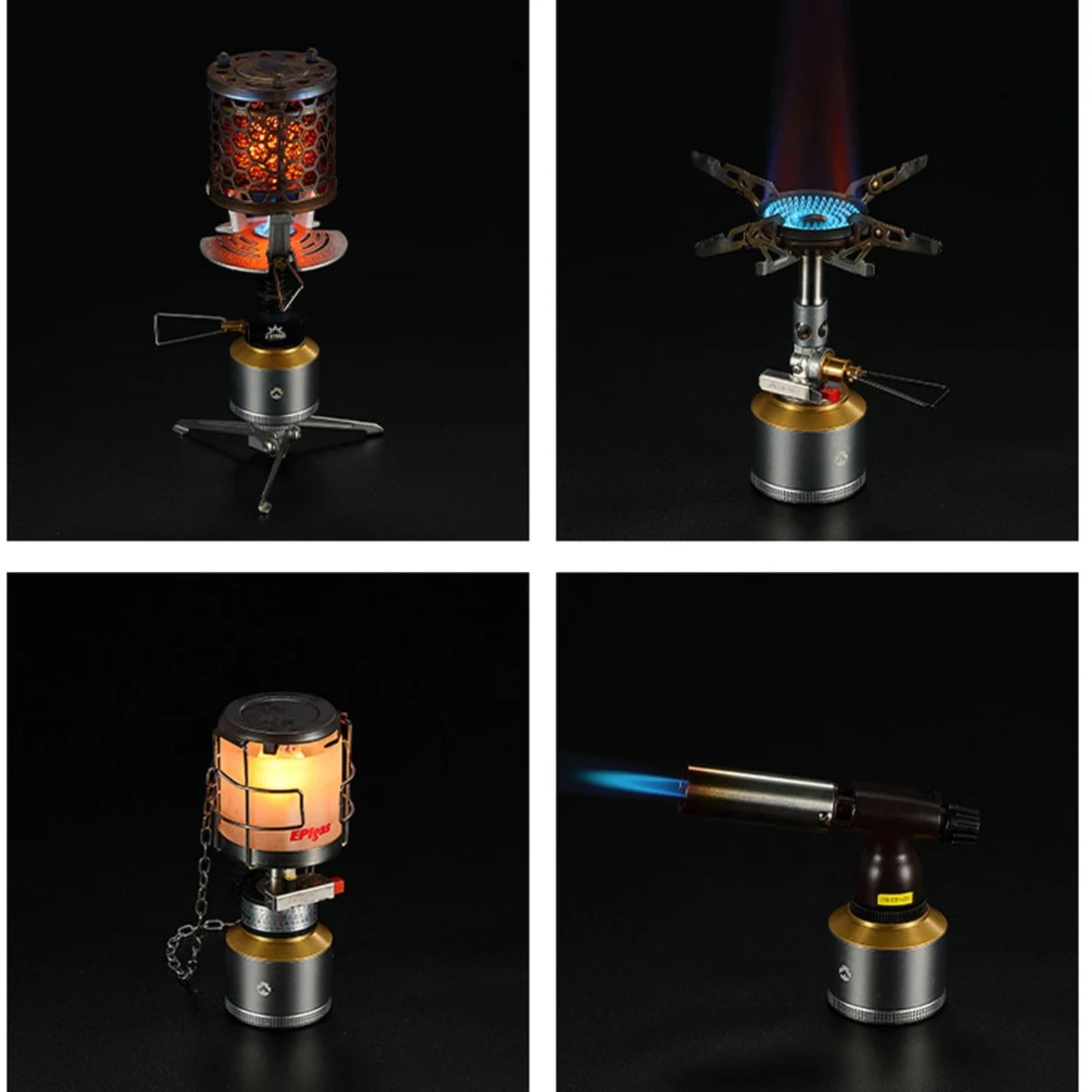 Candlelight Kit Portable Lamp Windproof Outdoor Lantern Set